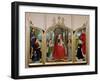 The Triptych of the Sedano Family, c.1495-98-Gerard David-Framed Giclee Print