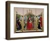 The Triptych of the Sedano Family, c.1495-98-Gerard David-Framed Giclee Print