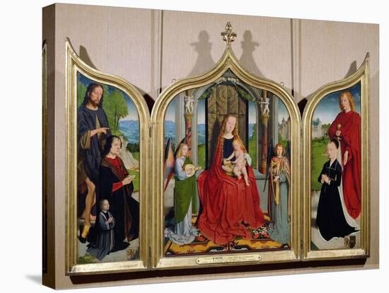 The Triptych of the Sedano Family, c.1495-98-Gerard David-Stretched Canvas