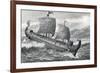 The Trireme of Pytheas-G.F. Scott Elliot-Framed Premium Giclee Print