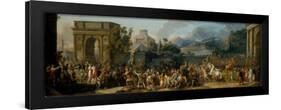 The Triumph of Aemilius Paulus, 1789-Antoine Charles Horace Vernet-Framed Premium Giclee Print