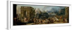 The Triumph of Aemilius Paulus, 1789-Antoine Charles Horace Vernet-Framed Giclee Print