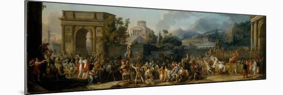 The Triumph of Aemilius Paulus, 1789-Antoine Charles Horace Vernet-Mounted Giclee Print