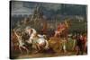 The Triumph of Aemilius Paulus,-Antoine Charles Horace Vernet-Stretched Canvas