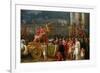 The Triumph of Aemilius Paulus,-Antoine Charles Horace Vernet-Framed Art Print