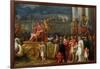 The Triumph of Aemilius Paulus,-Antoine Charles Horace Vernet-Framed Art Print