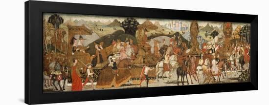 The Triumph of Alexander, c.1485-Bernardo Rosselli-Framed Giclee Print