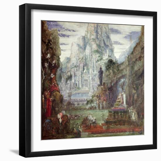 The Triumph of Alexander the Great-Gustave Moreau-Framed Giclee Print