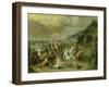 The Triumph of Amphitrite (Oil on Copper)-Frans II the Younger Francken-Framed Giclee Print