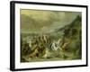 The Triumph of Amphitrite (Oil on Copper)-Frans II the Younger Francken-Framed Giclee Print