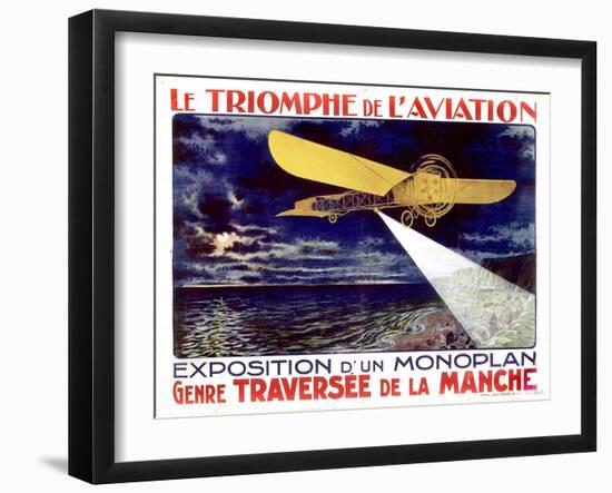 The Triumph of Aviation. Poster for an Exhibitio-null-Framed Giclee Print