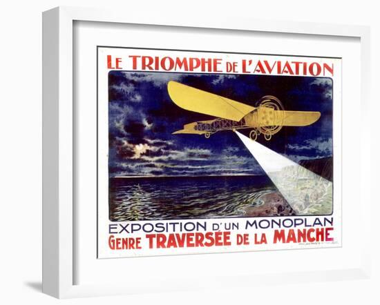 The Triumph of Aviation. Poster for an Exhibitio-null-Framed Giclee Print