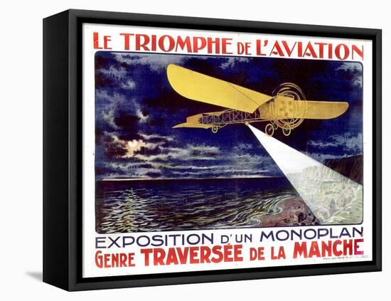 The Triumph of Aviation. Poster for an Exhibitio-null-Framed Stretched Canvas