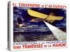 The Triumph of Aviation. Poster for an Exhibitio-null-Stretched Canvas