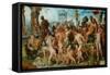 The Triumph of Bacchus, 1536-7-Maerten van Heemskerck-Framed Stretched Canvas