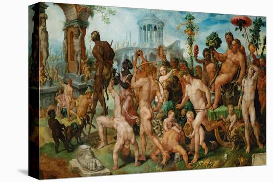 The Triumph of Bacchus, 1536-7-Maerten van Heemskerck-Stretched Canvas