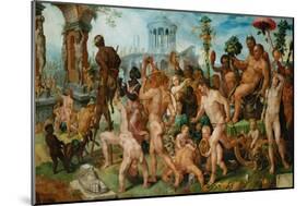 The Triumph of Bacchus, 1536-7-Maerten van Heemskerck-Mounted Giclee Print