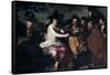 The Triumph of Bacchus' or 'The Drunkards, 17th Century-Diego Velazquez-Framed Stretched Canvas