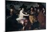 The Triumph of Bacchus' or 'The Drunkards, 17th Century-Diego Velazquez-Mounted Giclee Print