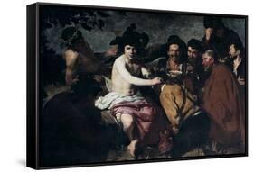 The Triumph of Bacchus' or 'The Drunkards, 17th Century-Diego Velazquez-Framed Stretched Canvas