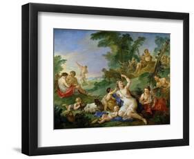 The Triumph of Bacchus-Charles Joseph Natoire-Framed Giclee Print