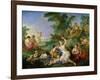 The Triumph of Bacchus-Charles Joseph Natoire-Framed Giclee Print