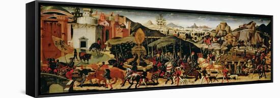 The Triumph of Camillus, Ca 1470-1475-Biagio D'Antonio-Framed Stretched Canvas