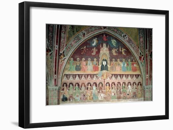 The Triumph of Catholic Doctrine, Personified in St. Thomas Aquinas-Andrea di Bonaiuto-Framed Giclee Print