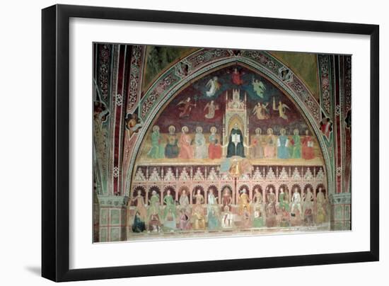 The Triumph of Catholic Doctrine, Personified in St. Thomas Aquinas-Andrea di Bonaiuto-Framed Giclee Print