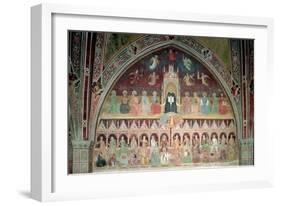 The Triumph of Catholic Doctrine, Personified in St. Thomas Aquinas-Andrea di Bonaiuto-Framed Giclee Print