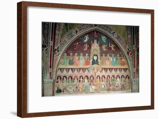 The Triumph of Catholic Doctrine, Personified in St. Thomas Aquinas-Andrea di Bonaiuto-Framed Giclee Print