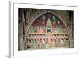 The Triumph of Catholic Doctrine, Personified in St. Thomas Aquinas-Andrea di Bonaiuto-Framed Giclee Print