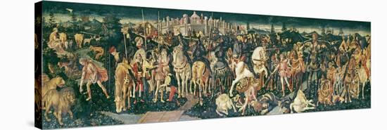 The Triumph of David and Saul, c.1445-55-Francesco Di Stefano Pesellino-Stretched Canvas