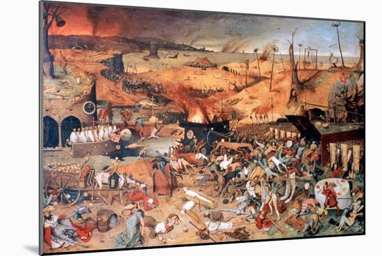 The Triumph of Death, C1562-Pieter Bruegel the Elder-Mounted Giclee Print