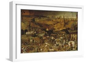 The Triumph of Death, Ca 1562-1563-Pieter Bruegel the Elder-Framed Giclee Print