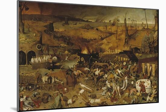 The Triumph of Death, Ca 1562-1563-Pieter Bruegel the Elder-Mounted Giclee Print