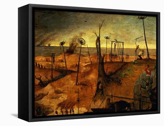 The Triumph of Death, circa 1562-Pieter Bruegel the Elder-Framed Stretched Canvas