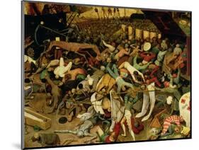 The Triumph of Death, circa 1562-Pieter Bruegel the Elder-Mounted Giclee Print