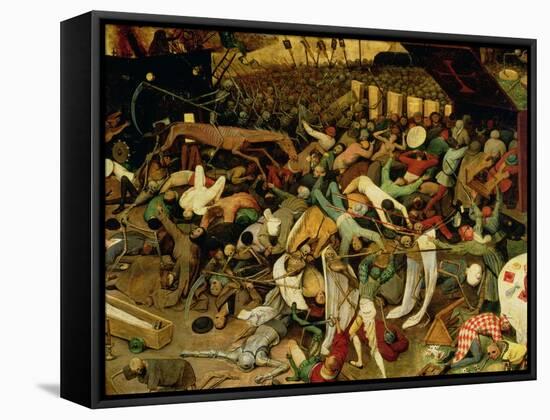 The Triumph of Death, circa 1562-Pieter Bruegel the Elder-Framed Stretched Canvas