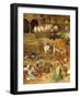 The Triumph of Death Death Pulling the Cart from the Corpses. Bodies of Warriors and Kings Lie on T-Pieter the Elder Brueghel-Framed Giclee Print