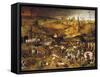 The Triumph of Death-Pieter Bruegel the Elder-Framed Stretched Canvas