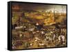 The Triumph of Death-Pieter Bruegel the Elder-Framed Stretched Canvas