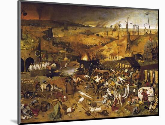 The Triumph of Death-Pieter Bruegel the Elder-Mounted Art Print