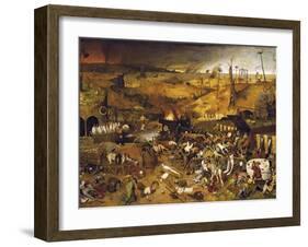 The Triumph of Death-Pieter Bruegel the Elder-Framed Art Print