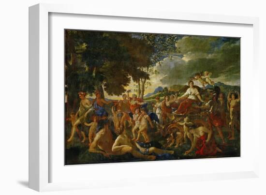 The Triumph of Flora-Nicolas Poussin-Framed Giclee Print