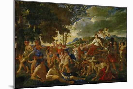 The Triumph of Flora-Nicolas Poussin-Mounted Giclee Print