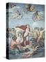 The Triumph of Galatea, 1512-14-Raphael-Stretched Canvas