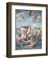 The Triumph of Galatea, 1512-14-Raphael-Framed Premium Giclee Print