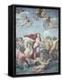 The Triumph of Galatea, 1512-14-Raphael-Framed Stretched Canvas