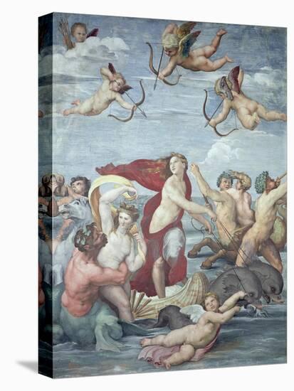 The Triumph of Galatea, 1512-14-Raphael-Stretched Canvas